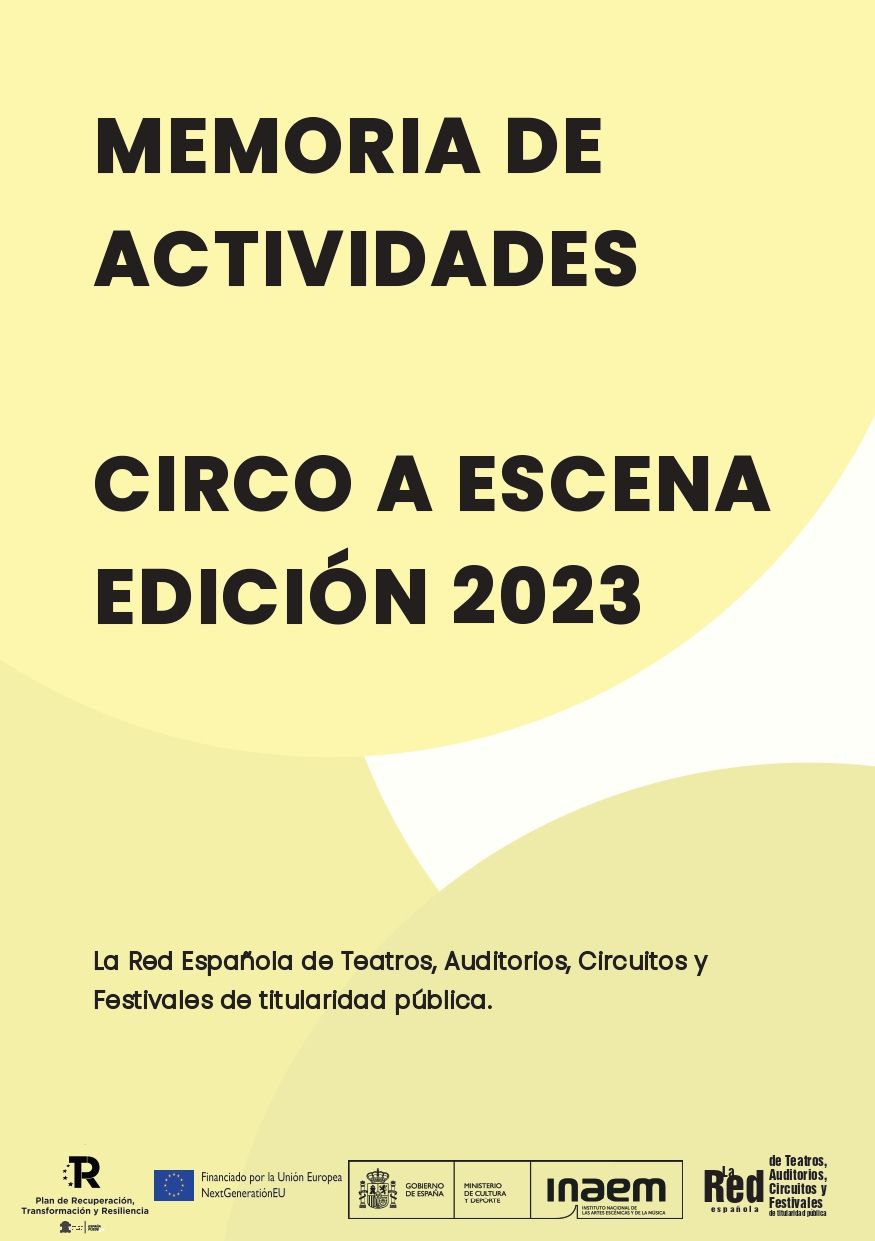 Memoria de Actividades Circo a Escena 2023